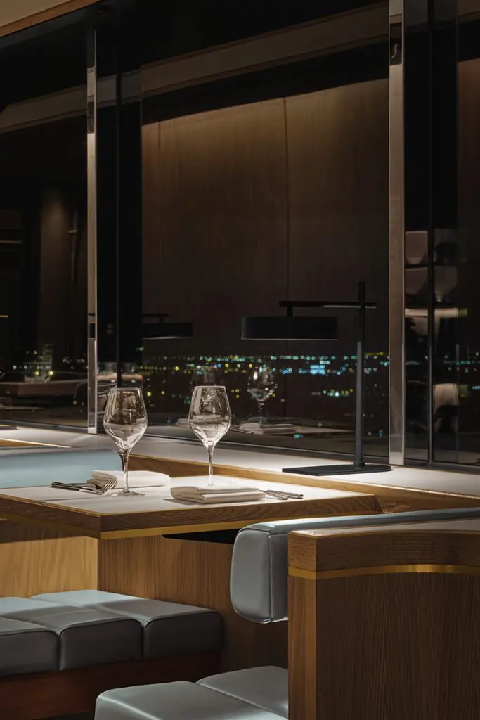 La elegancia unida a las vistas panorámicas en este nuevo restaurante