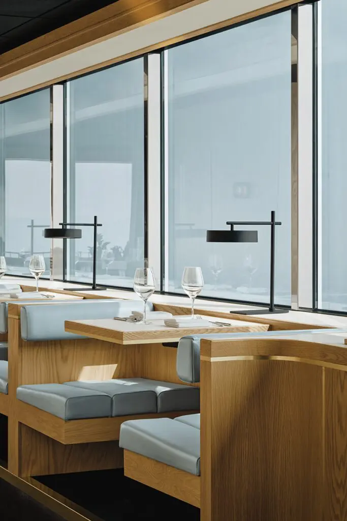 La elegancia unida a las vistas panorámicas en este nuevo restaurante