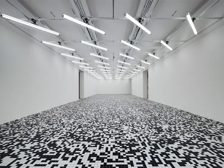 Homografías, obra del artista mexicano Rafael Lozano-Hemmer.