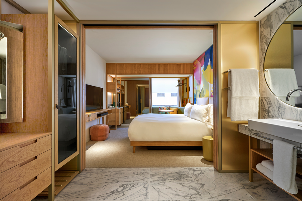 Este hotel en londres es una estadía de lujo con espacios abiertos y flexibles