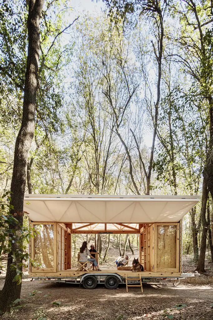 La vivienda del futuro: una casa móvil con un diseño sostenible y autosuficiente