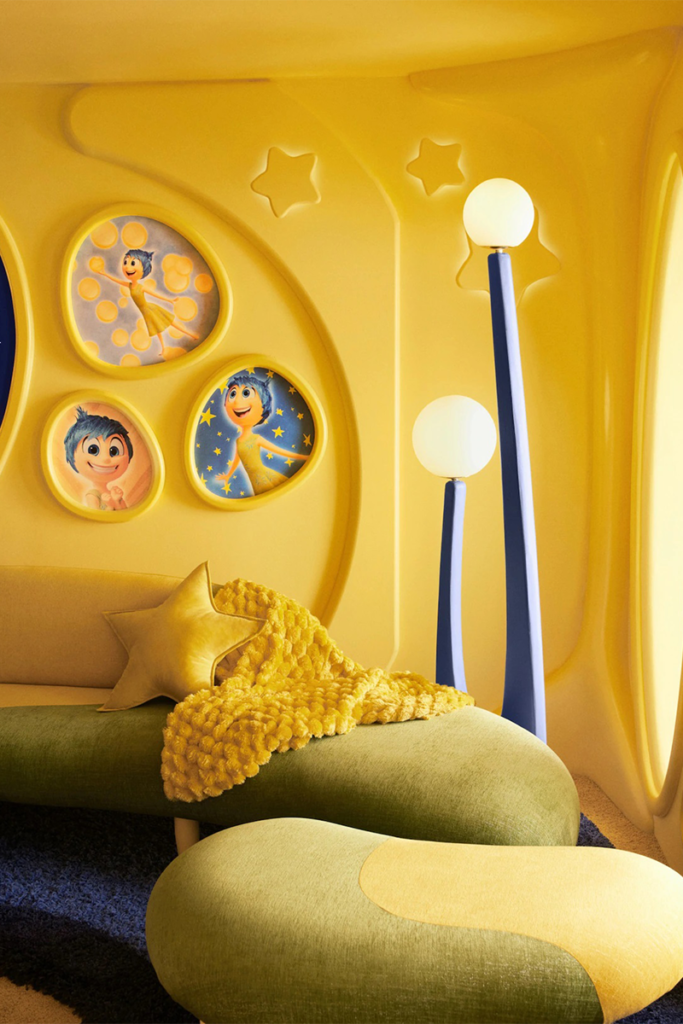 El diseño del nuevo hospedaje de airbnb inspirado en la película ‘intensamente 2’