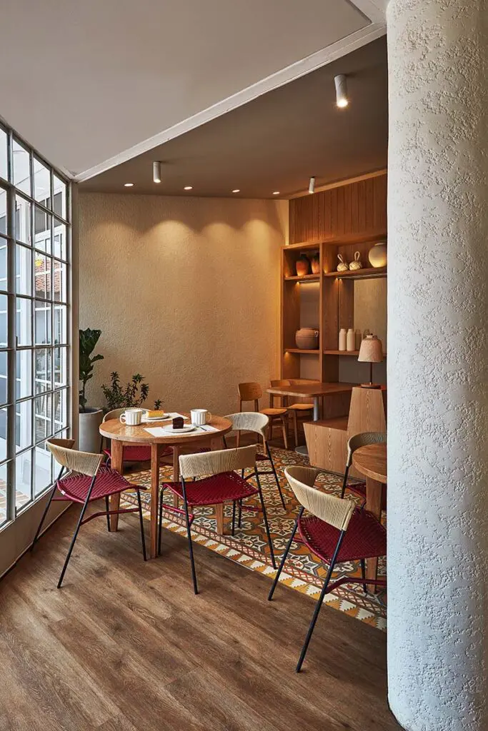 Una arquitectura con identidad colombiana en la pastelería dulcinea