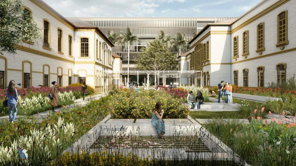 Esta es la propuesta ganadora de la construcción del hospital san juan de dios