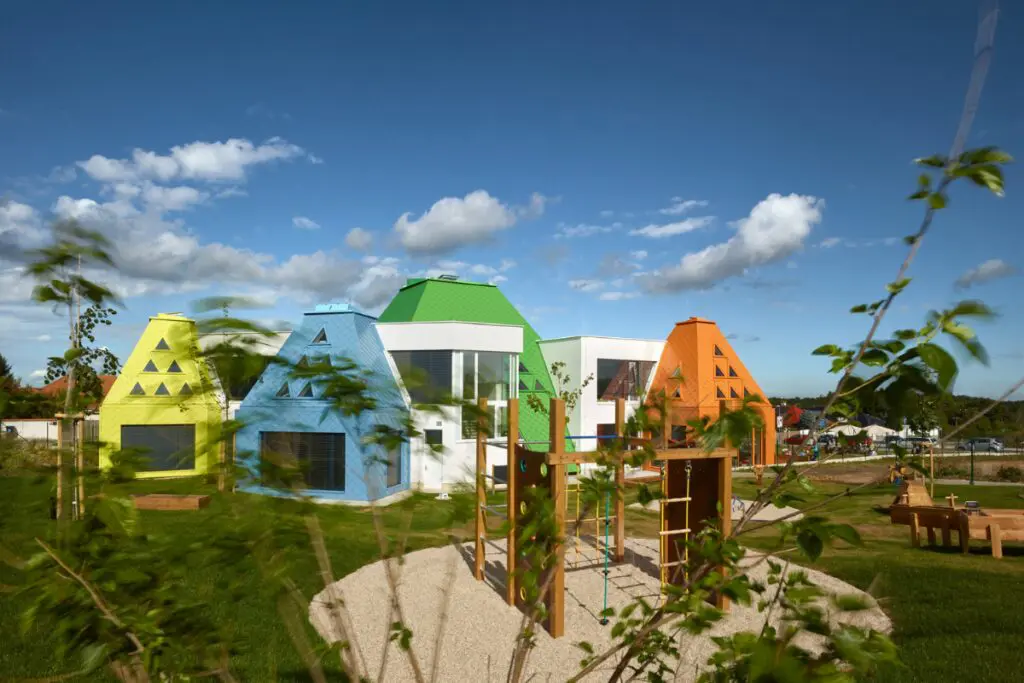 Jardín infantil en república checa.