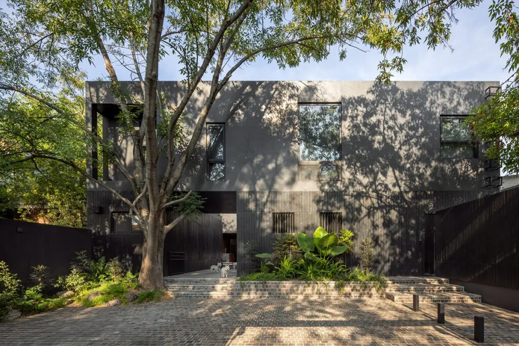 En esta casa en méxico se disfruta del silencio de vivir entre árboles