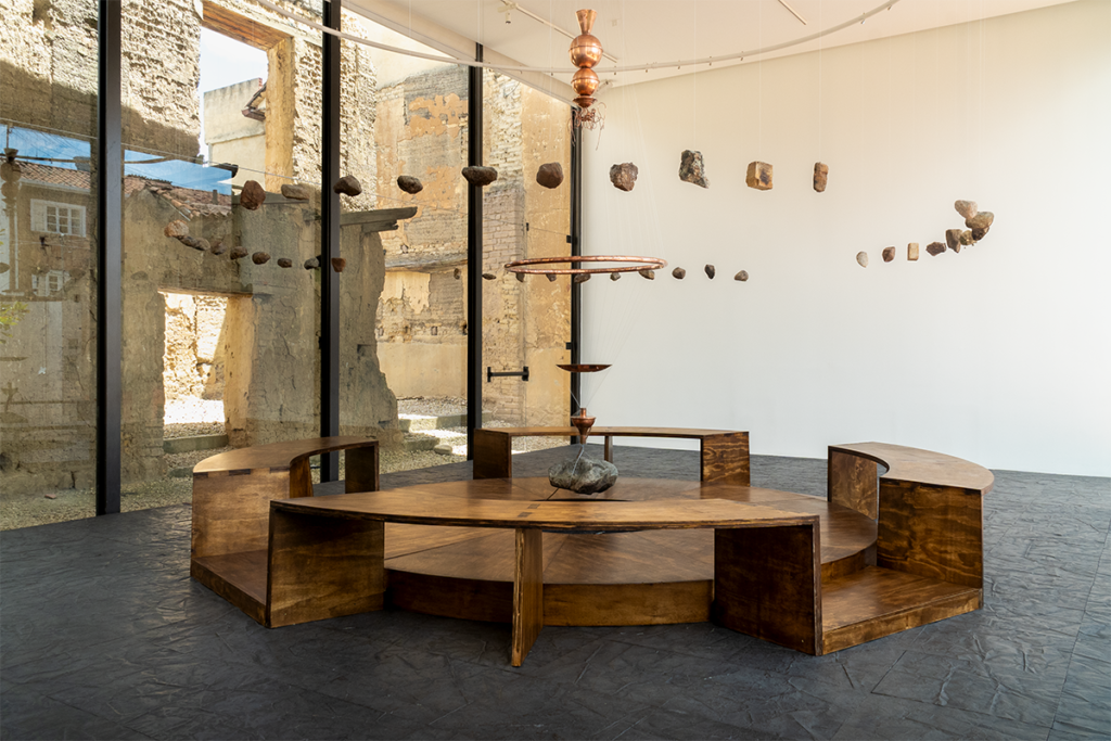 Esta es la ruta de arquitectura y paz por la candelaria, en el centro bogotá