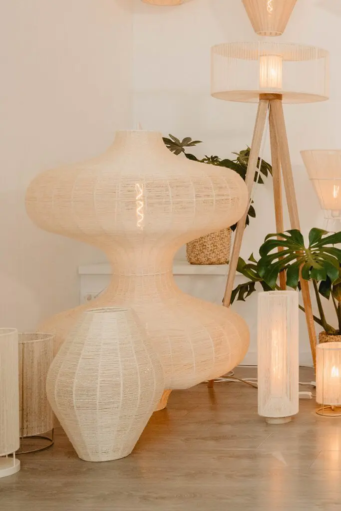 La tradición indígena se mezcla con el diseño contemporáneo de estas lámparas