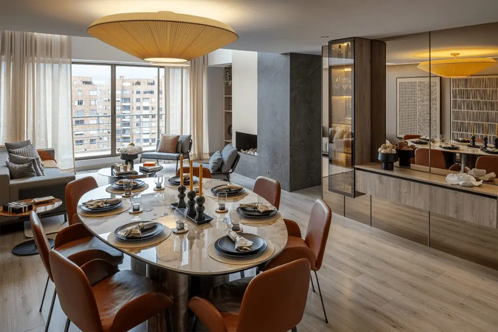 Luz y color: dos elementos que definen el diseño de este apartamento en bogotá