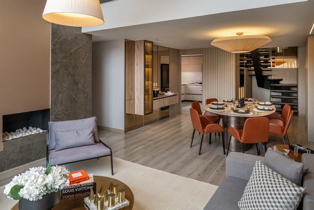 Luz y color: dos elementos que definen el diseño de este apartamento en bogotá