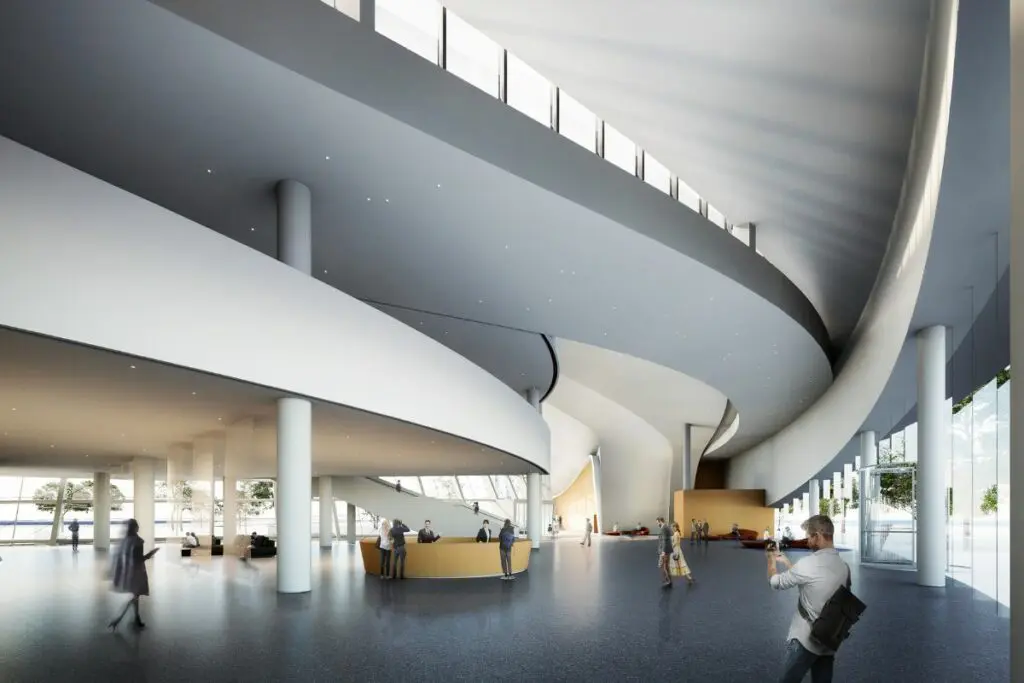 El nuevo museo de medicina china con forma de yin yang