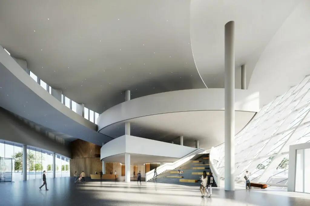 El nuevo museo de medicina china con forma de yin yang