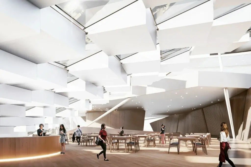 El nuevo museo de medicina china con forma de yin yang