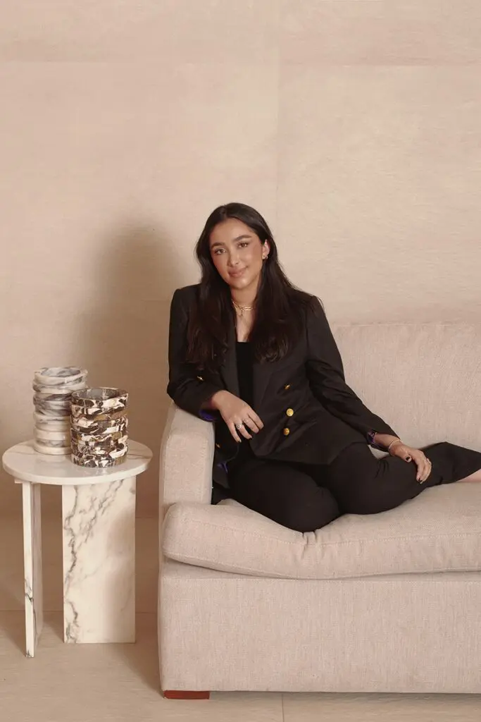 Diseño de objetos en mármol