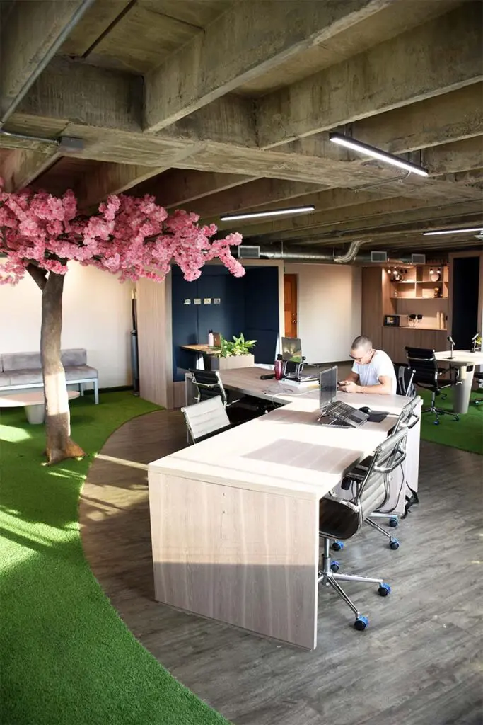 Diseño de oficina por paisajes sostenibles