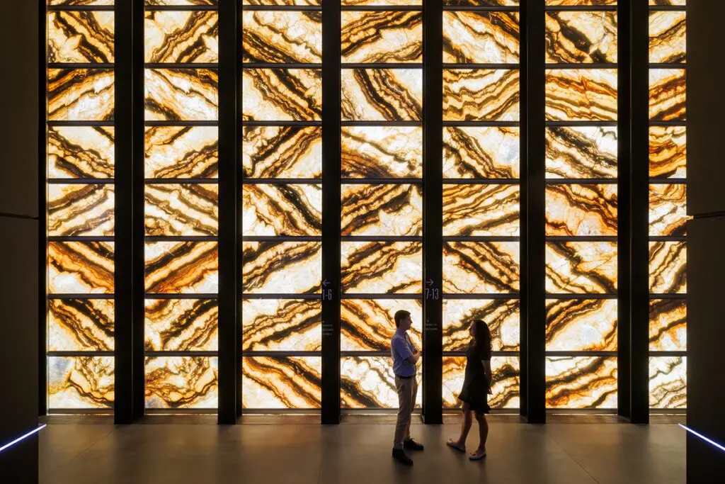 Diseño y materialidad perelman performing arts center