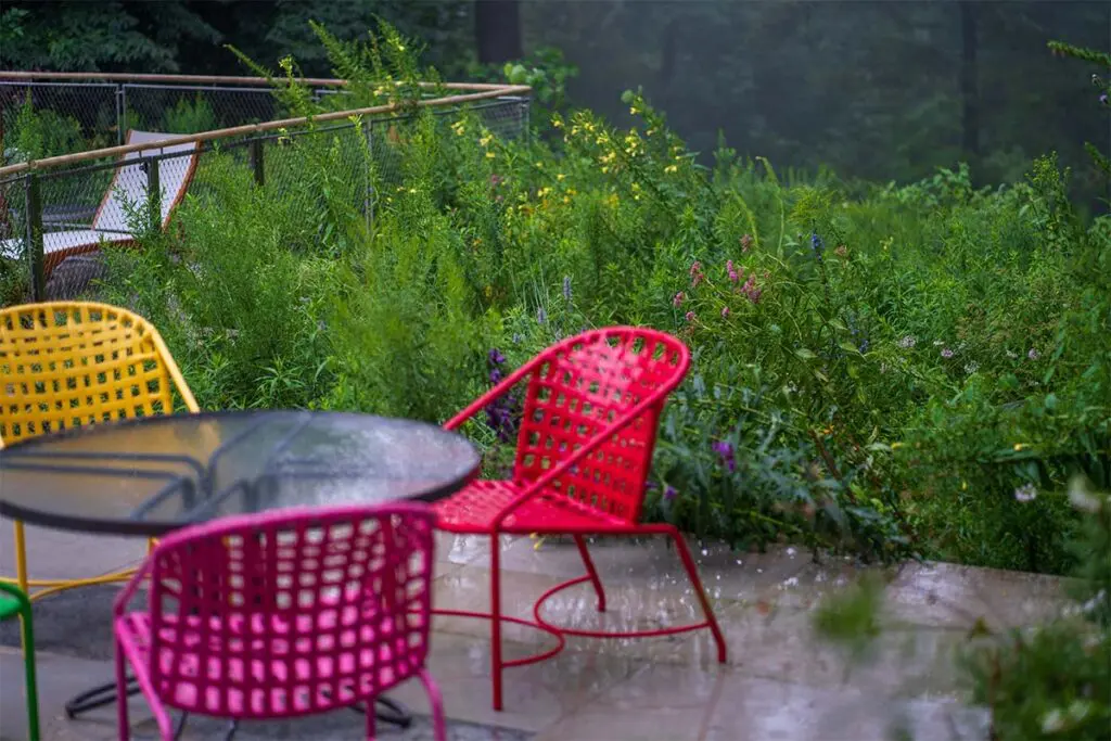 Una casa construida para el futuro: resistente al clima y rodeada de bosque