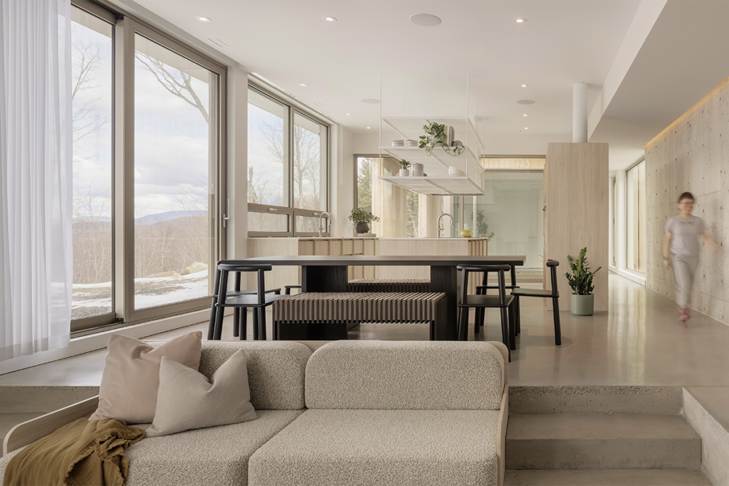 Esta vivienda en canadá es un santuario de relajación y bienestar