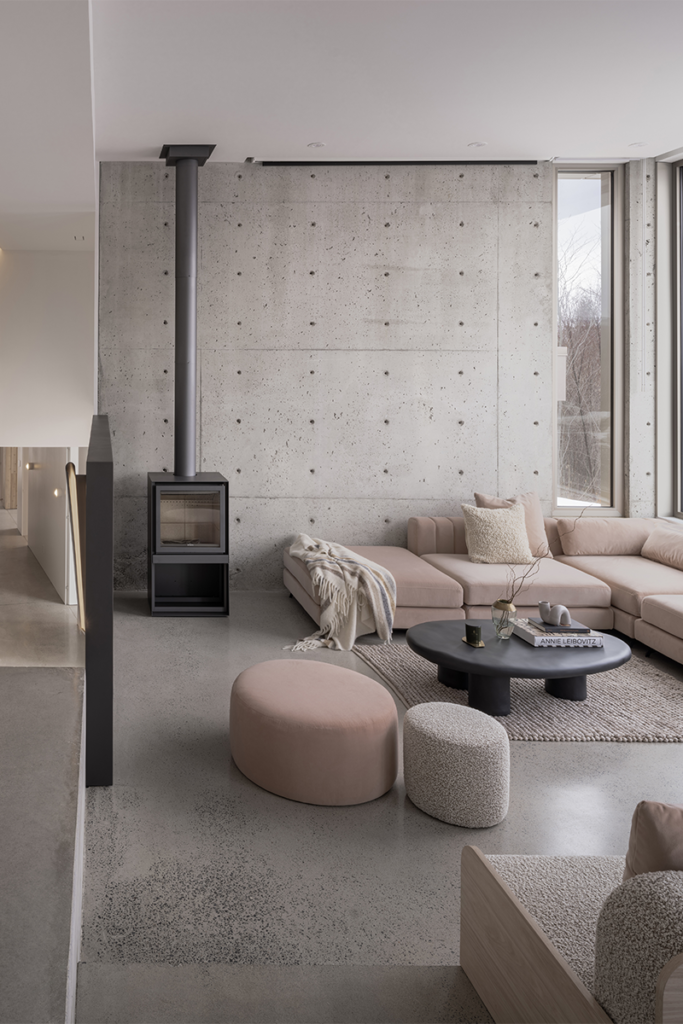 Esta vivienda en canadá es un santuario de relajación y bienestar