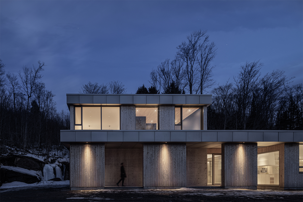 Esta vivienda en canadá es un santuario de relajación y bienestar