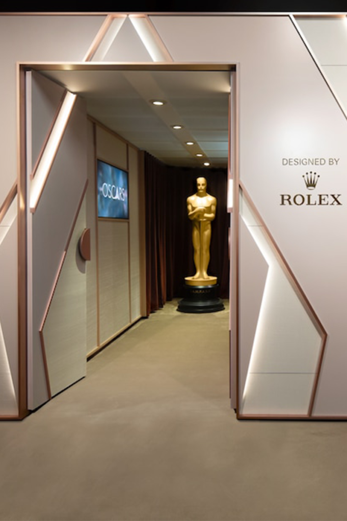 Diseño y cine: así fue la greenroom de rolex en los premios óscar