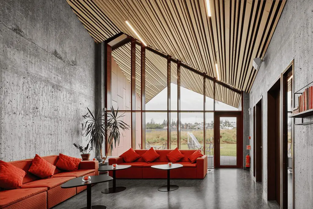 La curiosa arquitectura de un centro comunitario en islandia