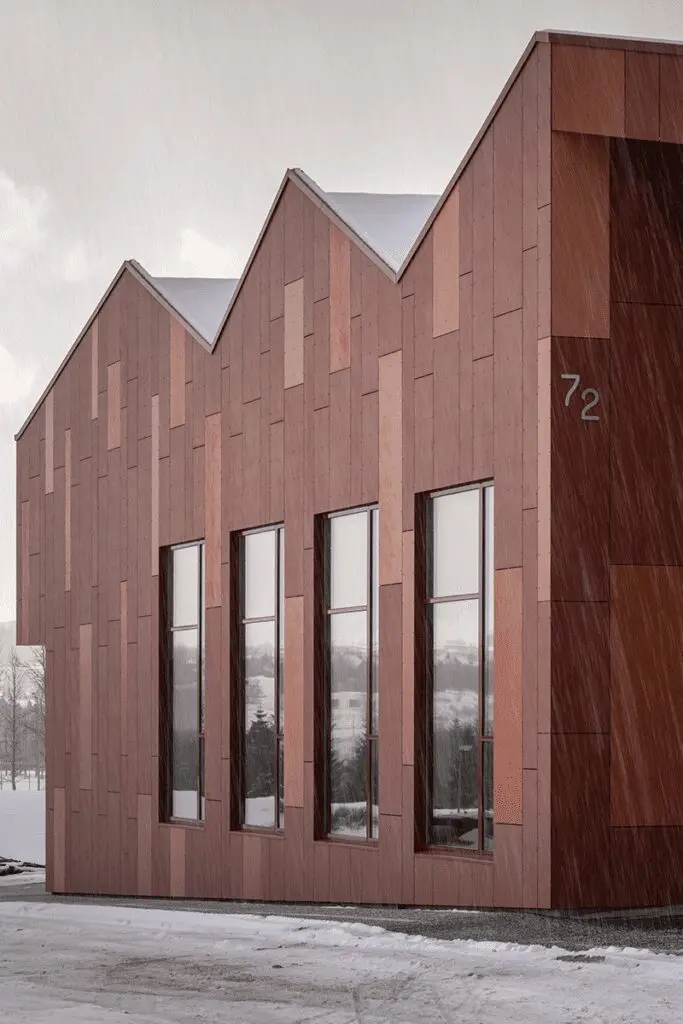 La curiosa arquitectura de un centro comunitario en islandia