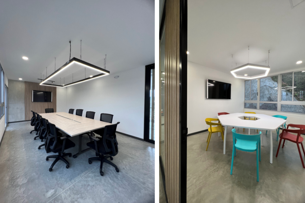 Vivir el afuera en el adentro: estas oficinas son una oda al diseño industrial y la vida silvestre