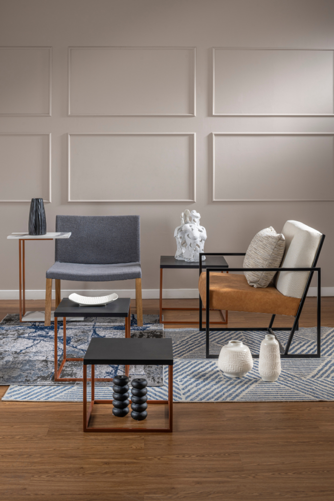 Objetos en tendencia para crear diseños de espacios sobrios