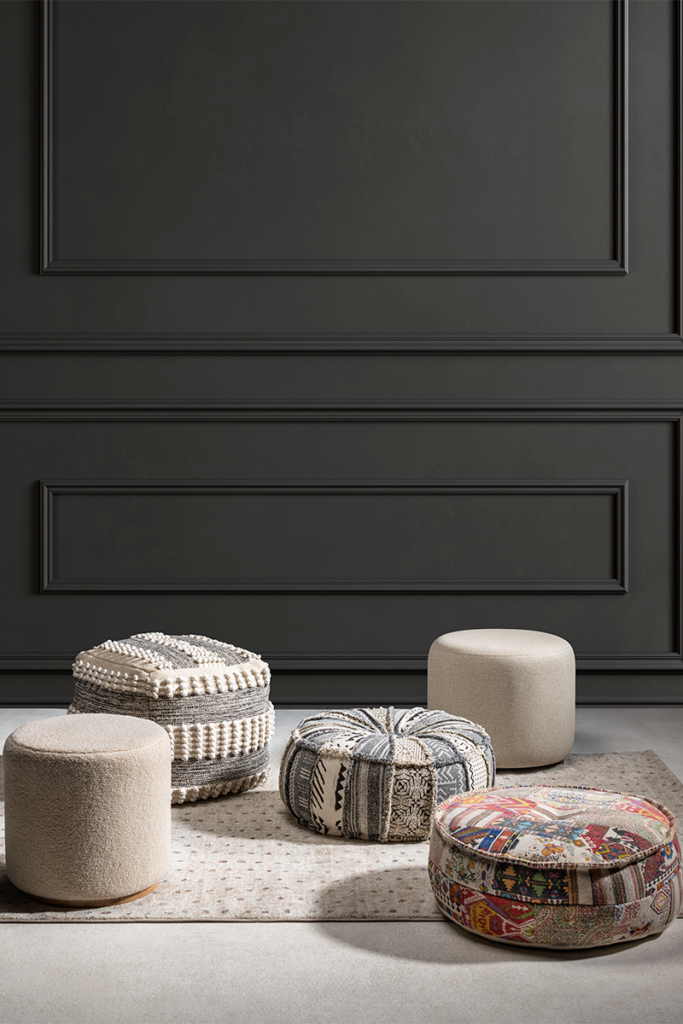 Práctico y cómodo: el puf es la pieza indispensable para sus espacios Diseño de puf