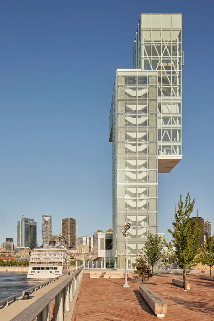 La torre y el muelle que cambiaron la historia de montreal mediante su arquitectura