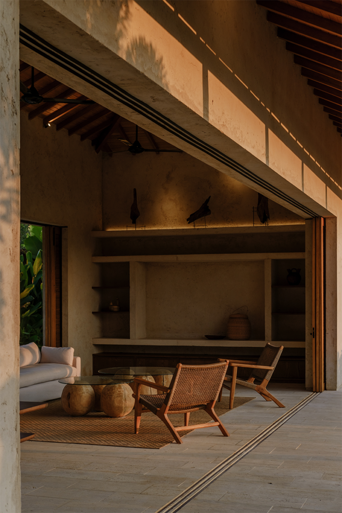 La arquitectura antioqueña de esta casa evoca un mundo de calma