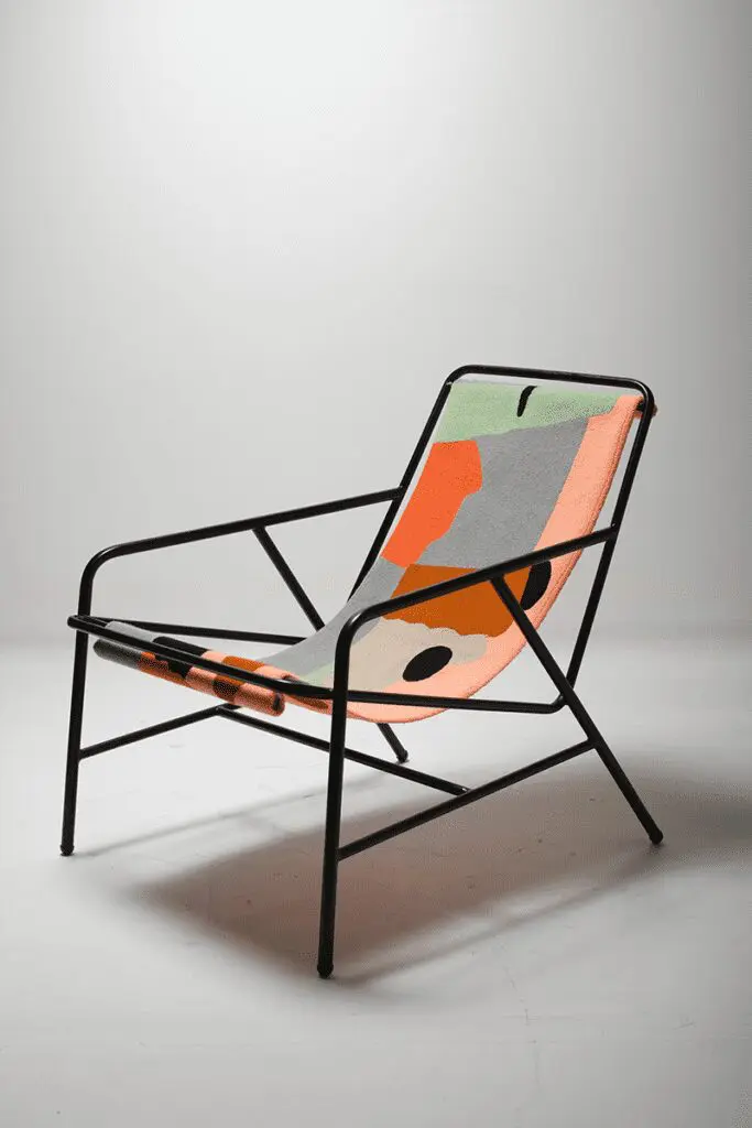 El diseño de esta silla es una combinación entre la playa y el desierto El diseño de esta silla es una combinación entre la playa y el desierto