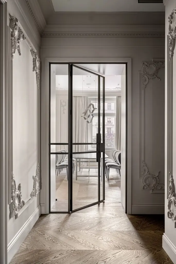 Apartamento con estilo clásico y moderno en viena.