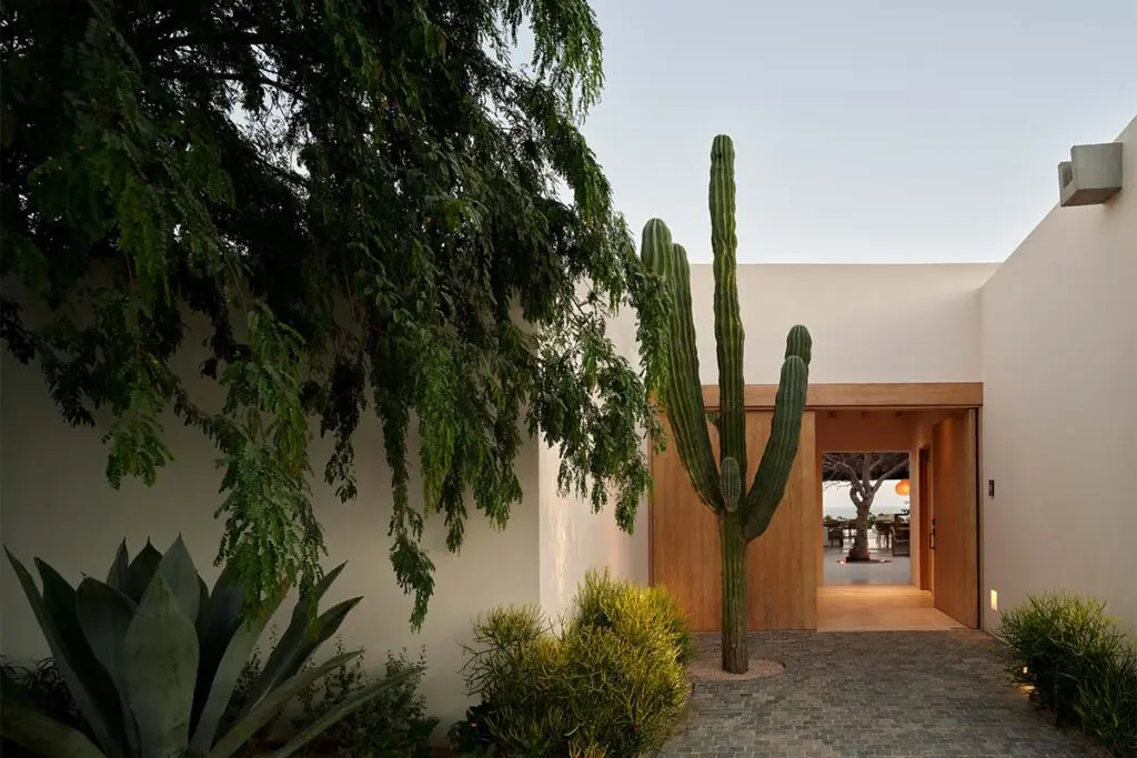 Arquitectura casa abierta en california, estados unidos