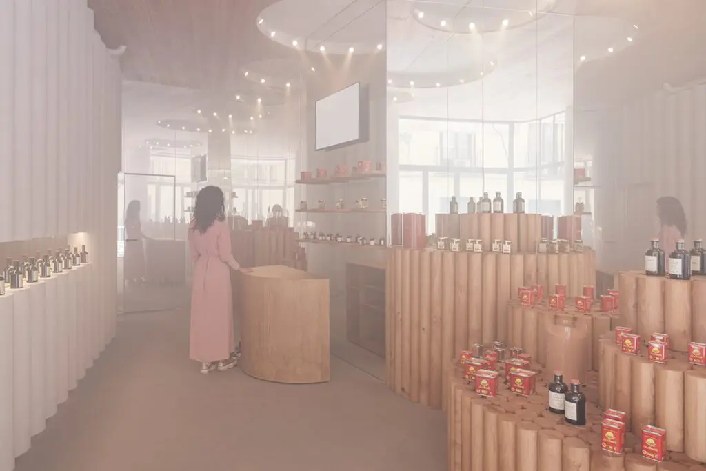 Humo, la tienda experimental en españa inspirada en la historia de una especia Tienda humo por zooco estudio en españa.