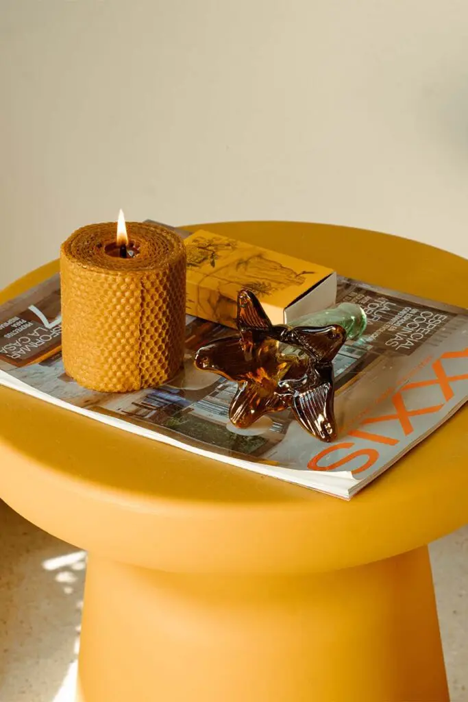 La magia del atardecer en piezas funcionales de vidrio reciclado