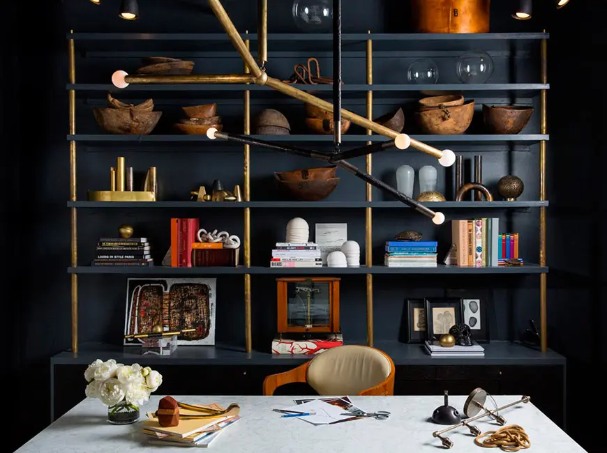 El estudio de Gabriel Hendifar y Jeremy Anderson en Nueva York.