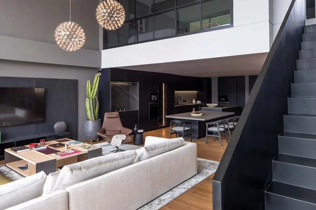 Sala del dúplex en medellín