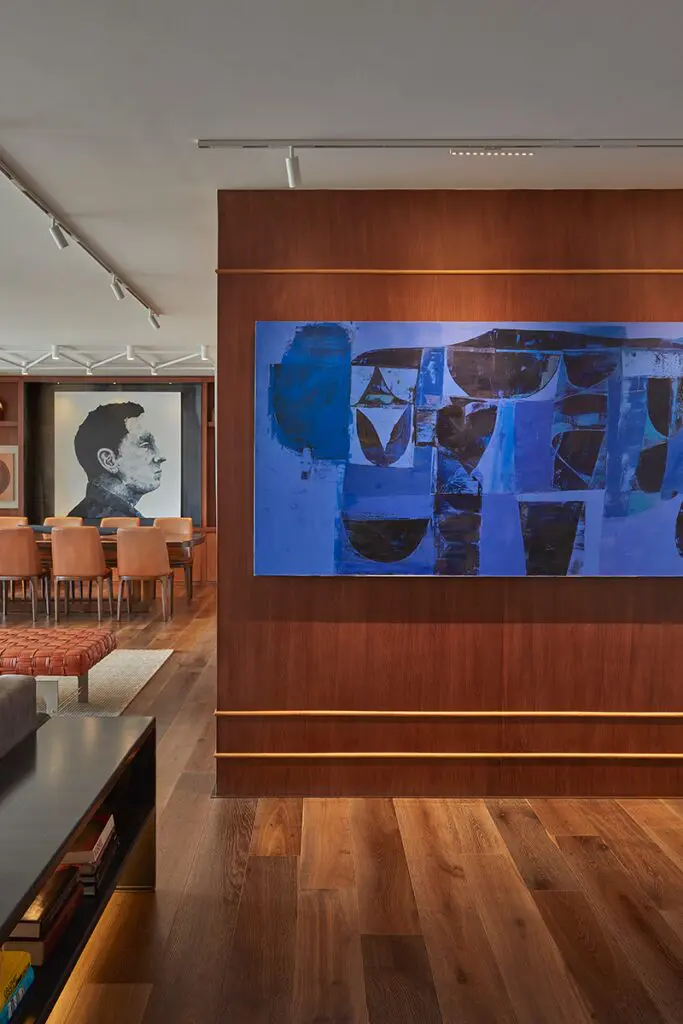 Materiales y texturas: un apartamento en bogotá inspirado en el concepto cosmopolita