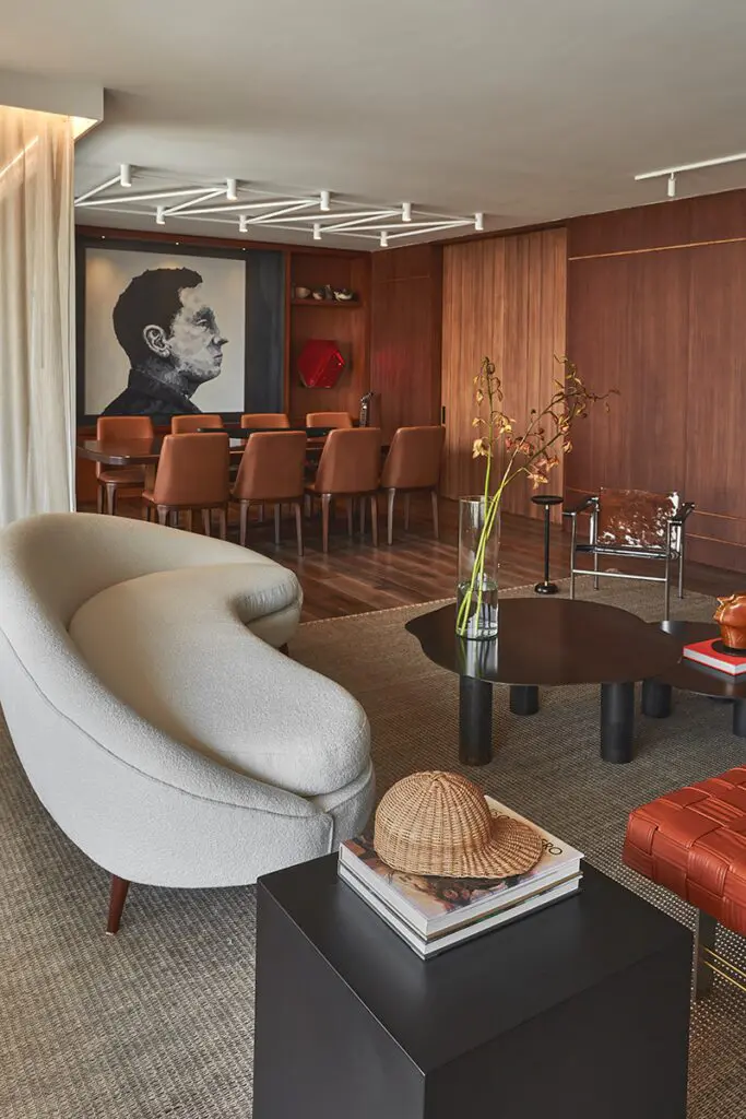 Materiales y texturas: un apartamento en bogotá inspirado en el concepto cosmopolita