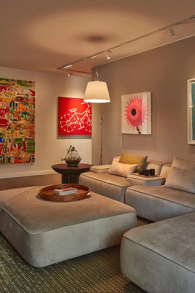 Materiales y texturas: un apartamento en bogotá inspirado en el concepto cosmopolita