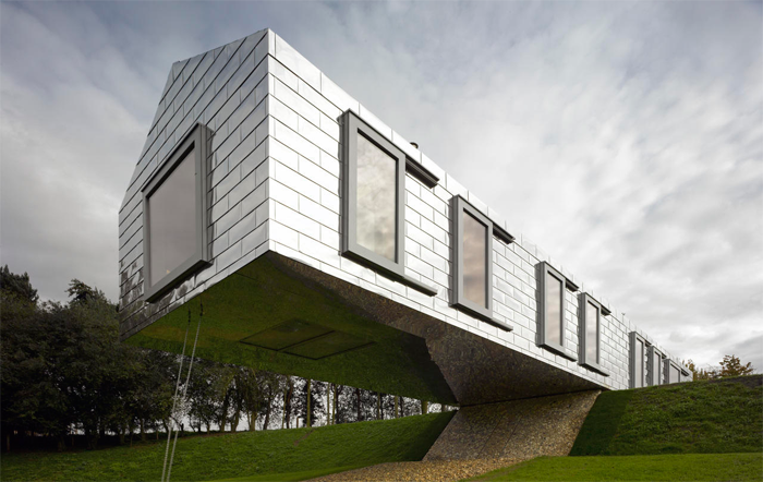 Blancing barn por el estudio MVRDV, fundado por el arquitecto holandés Winy Maas, invitado a la XIX Bienal de Arquitectura y Urbanismo de Chile, 2015.