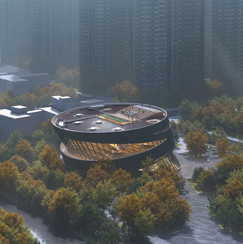 Esta biblioteca sostenible en corea del sur se postula como la más sorprendente del mundo