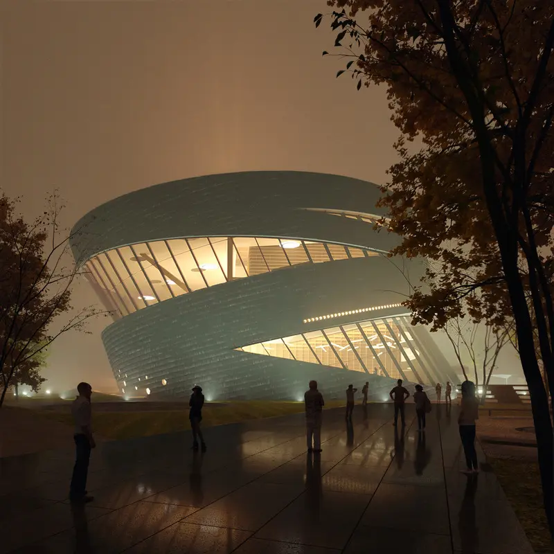 Esta biblioteca sostenible en corea del sur se postula como la más sorprendente del mundo