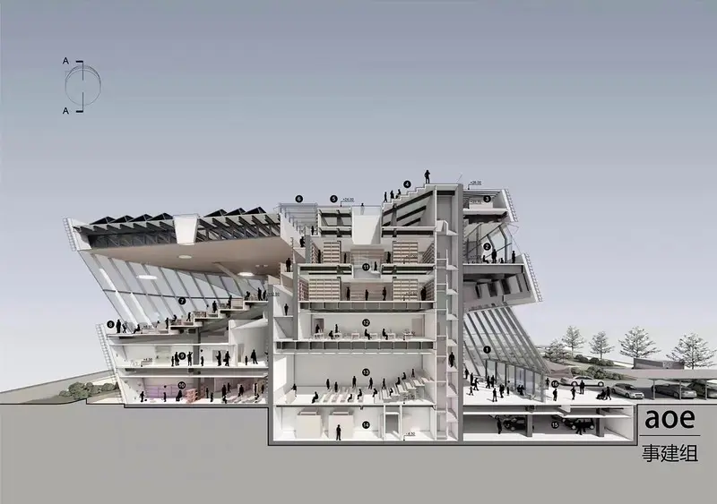 Esta biblioteca sostenible en corea del sur se postula como la más sorprendente del mundo