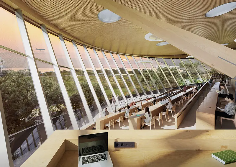 Esta biblioteca sostenible en corea del sur se postula como la más sorprendente del mundo