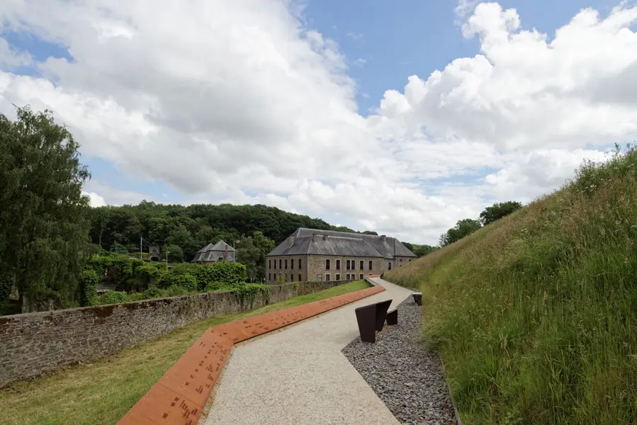 Conexión escultórica en la abadía de villers-la-ville Binario-architects-revista-axxis-7
