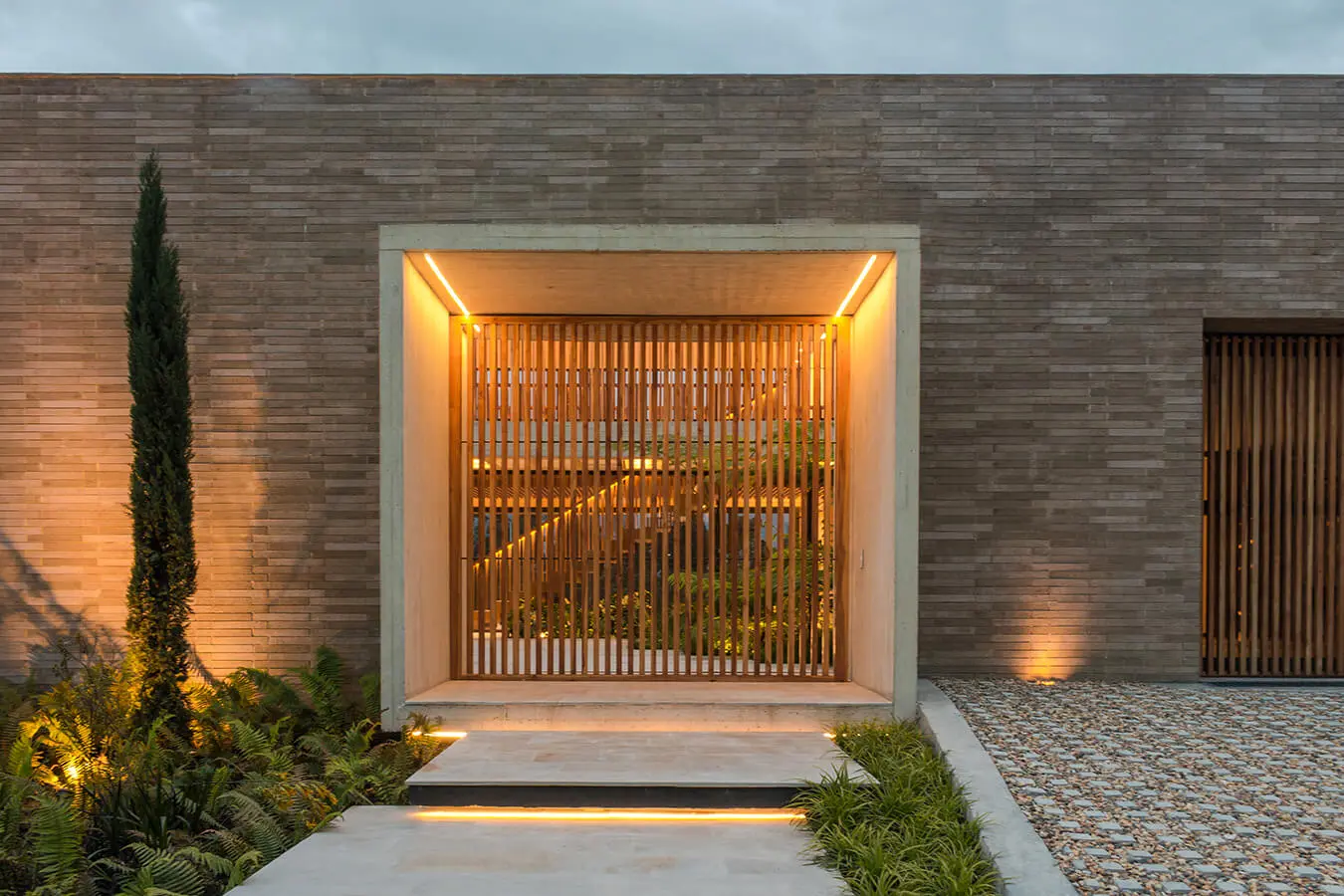 Esta casa ideal está compuesta por concreto, madera y ladrillo Esta casa ideal está compuesta por concreto, madera y ladrillo