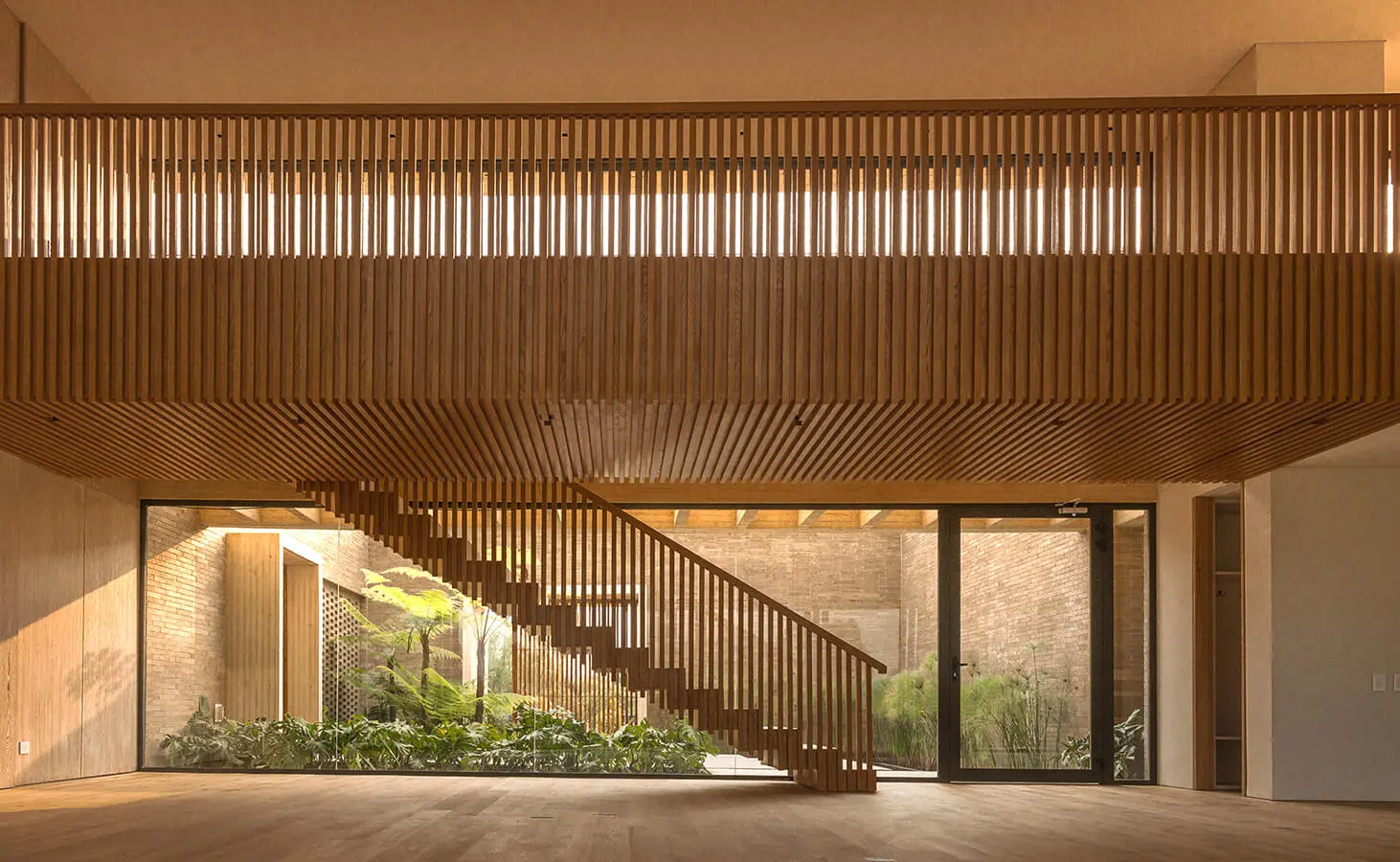 Esta casa ideal está compuesta por concreto, madera y ladrillo Esta casa ideal está compuesta por concreto, madera y ladrillo